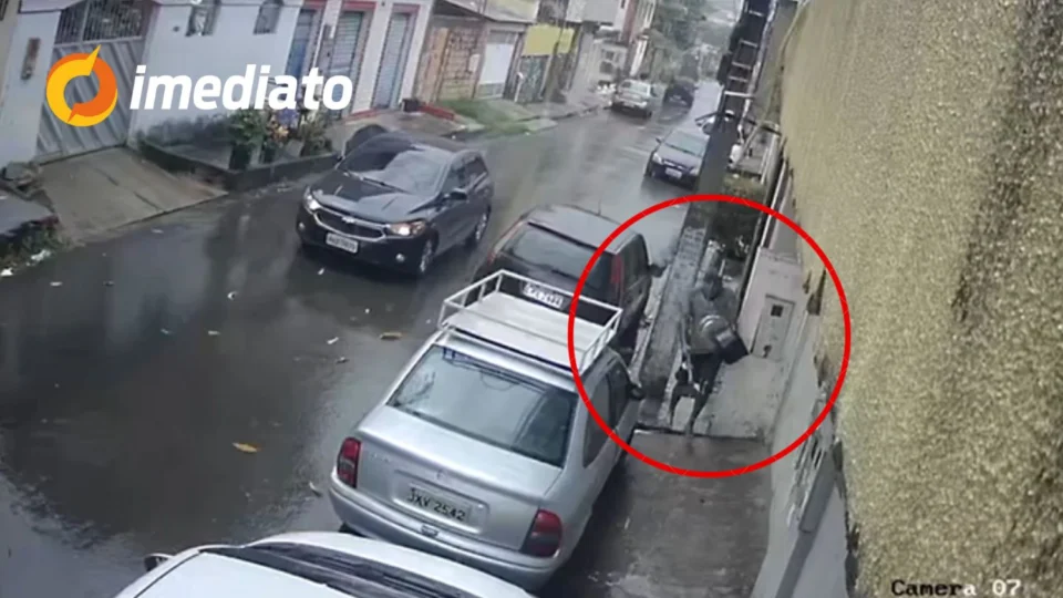 Homem é flagrado furtando panelas em residência no bairro São José