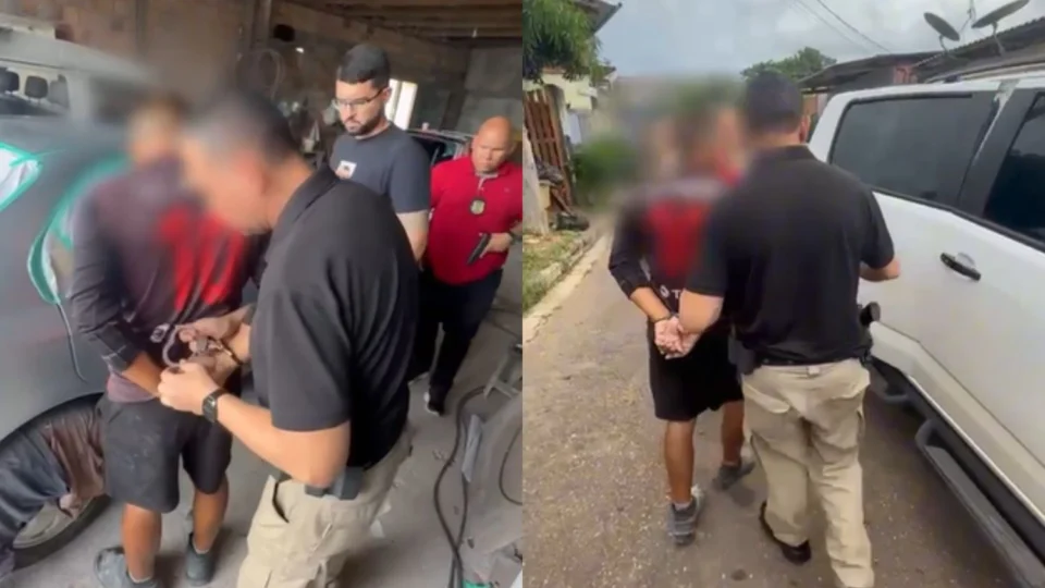 Vídeo mostra ação da polícia que prendeu homem por crimes contra criança de 11 anos em Manacapuru