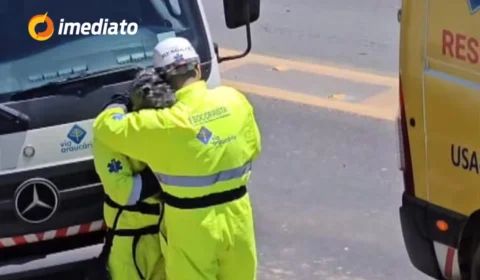 Tragédia em Curitiba: socorristas desabam em lágrimas após morte de criança em acidente brutal entre caminhões