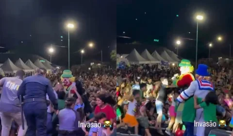 Veja o vídeo: Crianças invadem palco durante show de Patati e Patatá no 1º Dia das Crianças em Manicoré