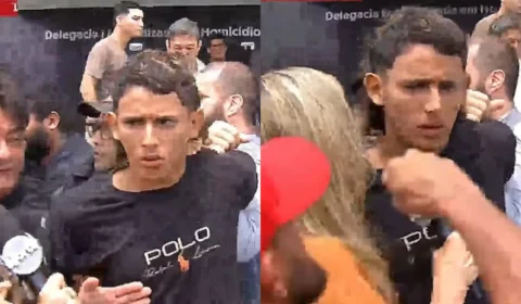 Veja o vídeo; ‘Estou arrependido, fui eu que matei’, confessa acusado após ser agredido por familiares de motorista de aplicativo morto