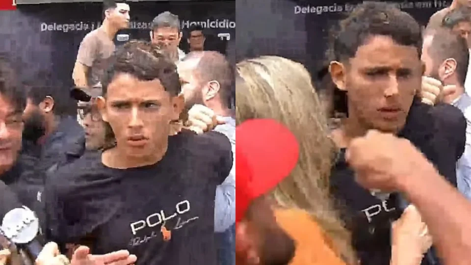 Veja o vídeo; ‘Estou arrependido, fui eu que matei’, confessa acusado após ser agredido por familiares de motorista de aplicativo morto