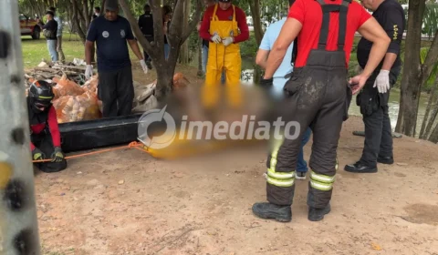 Veja o vídeo: Corpo é encontrado preso em lixo de garapé após fortes chuvas no Parque 10