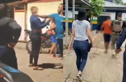 Veja: Covarde que agrediu mulher com tapas e chutes é preso no interior do AM; Delegado diz que ataque foi motivado por ciúmes