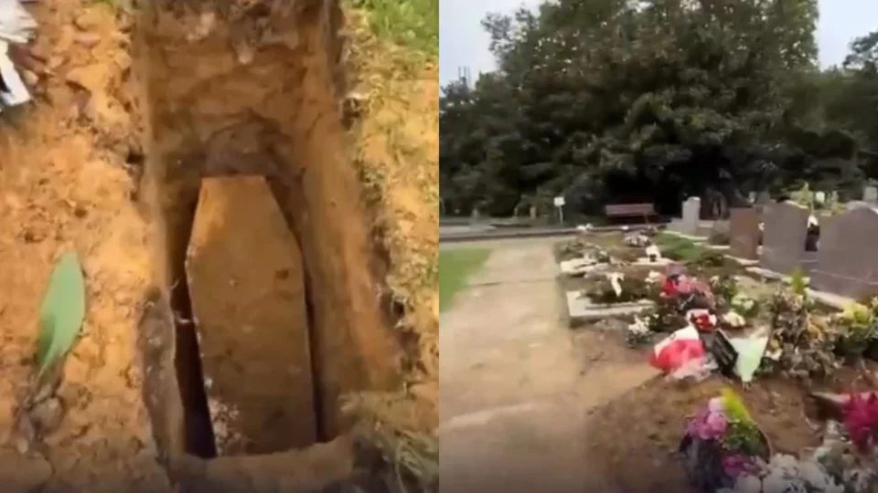 Veja o vídeo: Coveiro se emociona ao registrar enterro sem familiares e desaba; ‘Ninguém para dar o último adeus’, afirma