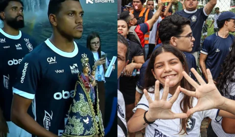Veja o vídeo: Torcida do Remo recebe o time com festa em Belém e comemora aproximação do acesso à Série A