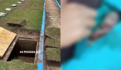 Veja o vídeo: Bebê dado como morto chora dentro de caixão antes do enterro e é levado às pressas para hospital em Rio Branco