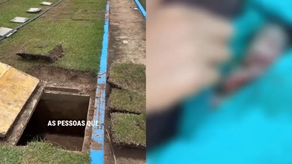 Veja o vídeo: Bebê dado como morto chora dentro de caixão antes do enterro e é levado às pressas para hospital em Rio Branco