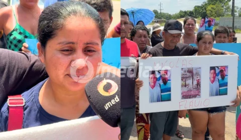 Veja o vídeo: “Já estamos há 7 dias esperando a liberação dos corpos… só queremos dar um enterro digno”, suplica mãe de vítima de incêndio durante protesto em Manacapuru