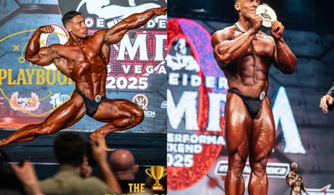 Veja o vídeo: Ramon Dino faz história e conquista o título inédito do Mr. Olympia 2025