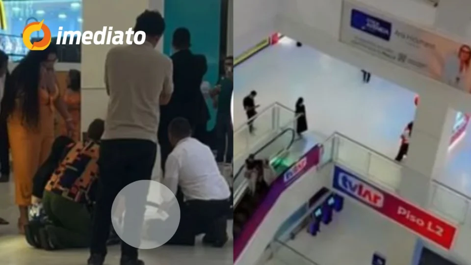 VEJA VÍDEO: Homem é baleado durante tiroteio dentro do Shopping Ponta Negra, em Manaus