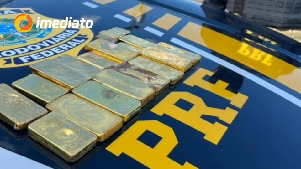 Homem é preso com 20 barras de ouro avaliadas em R$ 8 milhões durante operação da PRF em Boa Vista