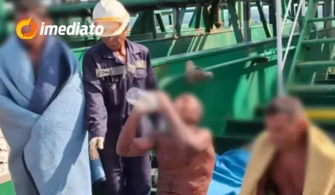 VÍDEO: Após quatro dias à deriva, pescadores são resgatados com vida no litoral do Pará