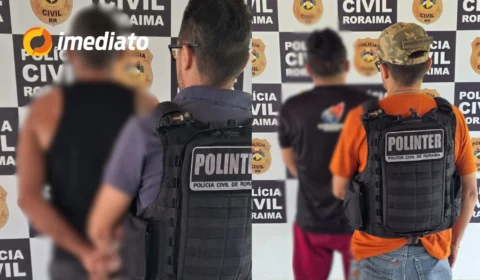 Polícia Civil prende três em menos de 24h por homicídio, roubo e descumprimento de medida protetiva em Boa Vista