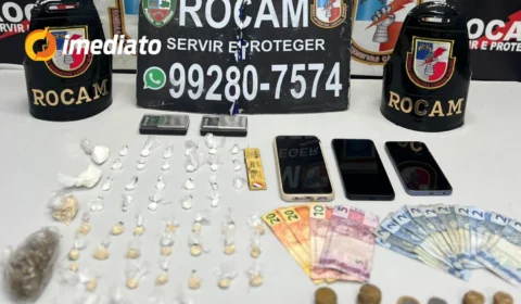 Denúncia anônima leva à prisão de homem foragido por tráfico de drogas no bairro Colônia Terra Nova