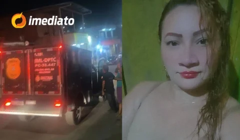 IMAGEM FORTE: Mulher é encontrada morta dentro de casa após suposta agressão do marido em Manaus
