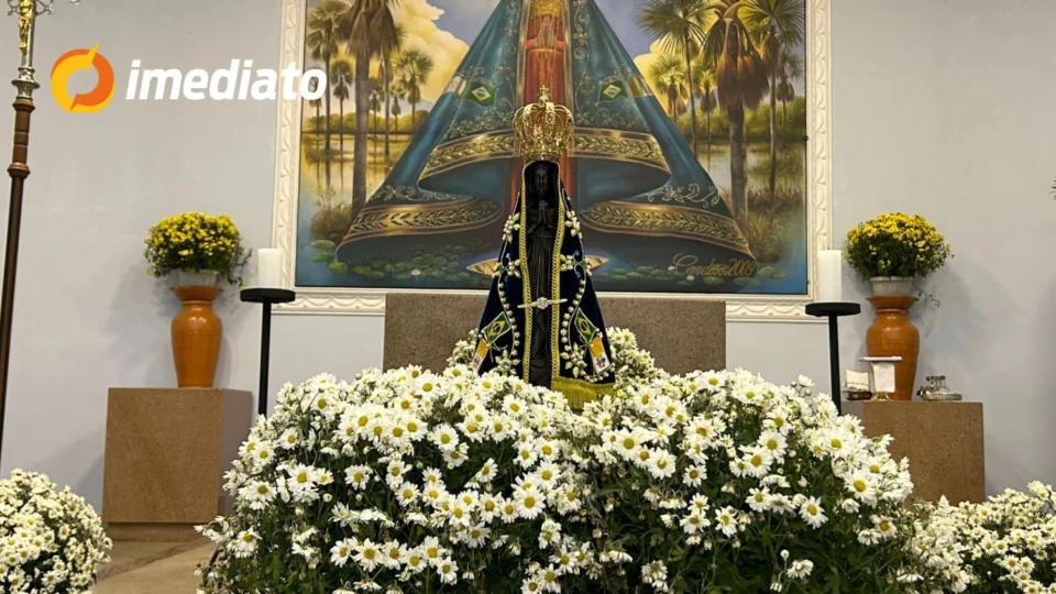 Festa de Nossa Senhora Aparecida reúne fiéis em Boa Vista com programação religiosa e cultural