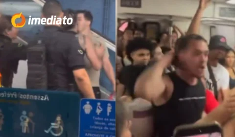 VÍDEO: Homens invadem vagão exclusivo para mulheres e xingam passageiras ao serem retirados