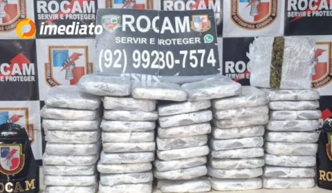 Rocam apreende 48 tabletes de drogas avaliados em R$ 200 mil em operação no porto de Coari