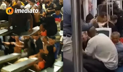 VÍDEO: Passageiros são surpreendidos por arrastões em metrô durante operação policial no Rio de Janeiro