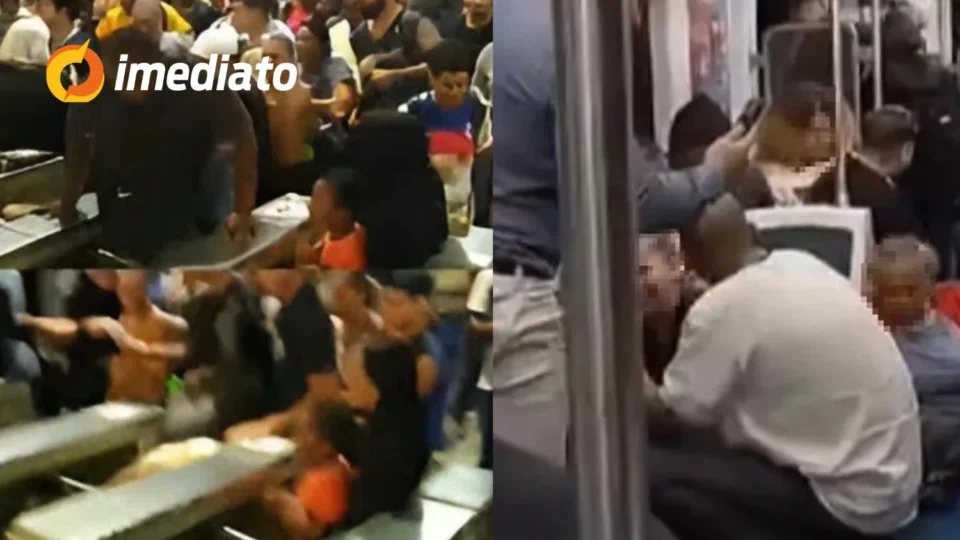 VÍDEO: Passageiros são surpreendidos por arrastões em metrô durante operação policial no Rio de Janeiro
