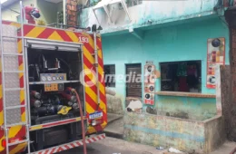 Filho coloca fogo na casa da própria mãe no Adrianópolis e acaba preso