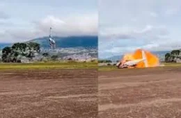 Tragédia: Avião de pequeno porte cai e explode logo após decolagem em Táchira, na Venezuela