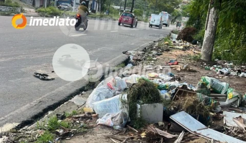 VÍDEO: Avenida Noel Nutels vira ponto de descarte de animais mortos e queimados em Manaus