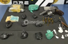 Polícia apreende armas, drogas e munições em operação contra o tráfico e o crime organizado em Roraima