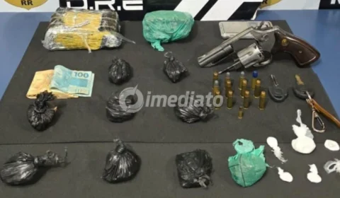 Polícia apreende armas, drogas e munições em operação contra o tráfico e o crime organizado em Roraima