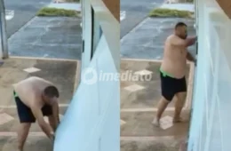 VÍDEO: Homem é morto após tentar invadir casa da ex-cunhada armado com faca em busca da ex-esposa