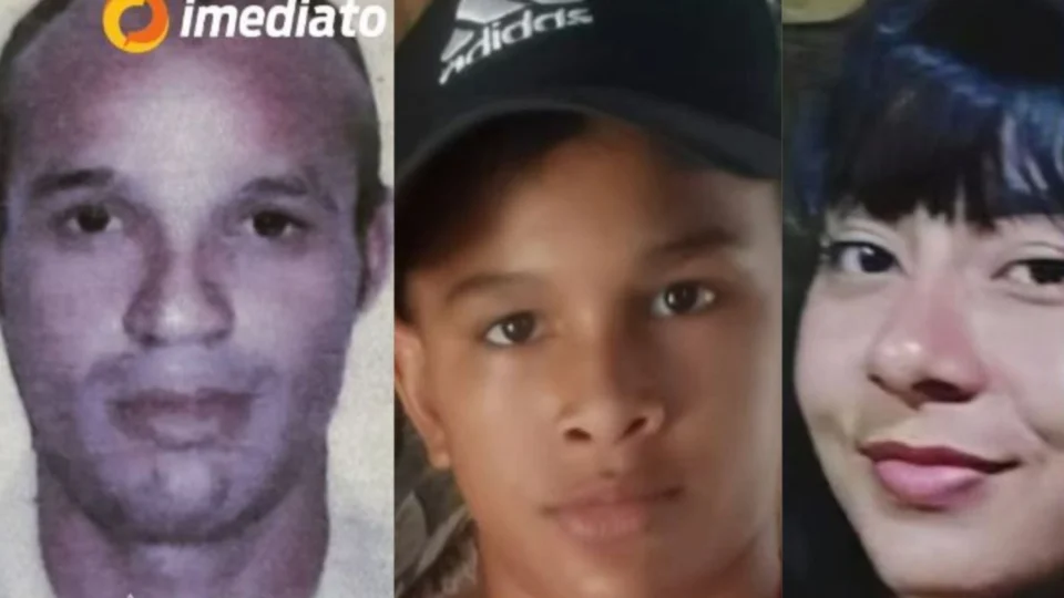 Polícia Civil divulga imagens de três pessoas desaparecidas no Amazonas incluindo adolescente de 13 anos