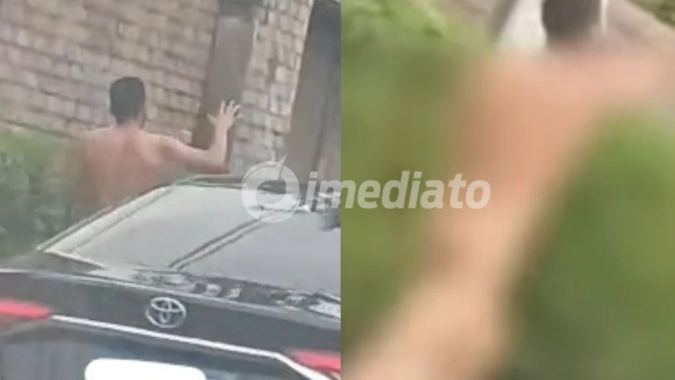 VÍDEO: Motorista registra homem correndo peladão pela avenida Mário Ypiranga, em Manaus
