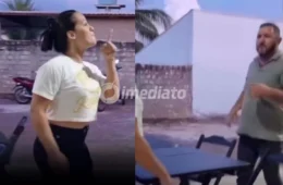 VÍDEO: Mulher invade bar e confronta ex-companheiro ao cobrar pensão alimentícia