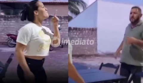 VÍDEO: Mulher invade bar e confronta ex-companheiro ao cobrar pensão alimentícia