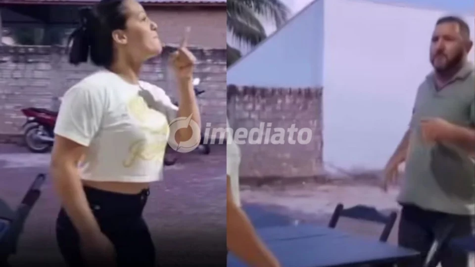 VÍDEO: Mulher invade bar e confronta ex-companheiro ao cobrar pensão alimentícia