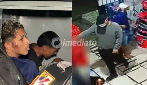 Criminosos em carro branco fazem arrastões na zona Norte e são presos após vítimas rastrearem celular roubado