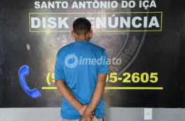 Homem furta comércio, atinge policial com tiro e é preso após perseguição no interior do Amazonas