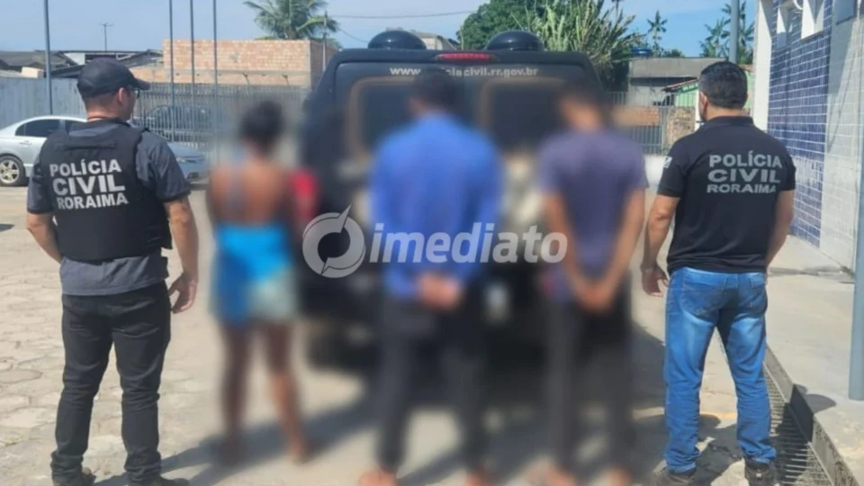 Cinco suspeitos são detidos em operação integrada contra furtos, tráfico e corrupção de menores em Rorainópolis