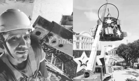 Operador de guindaste é preso após acidente durante montagem de árvore de Natal que matou soldador no Centro de Manaus