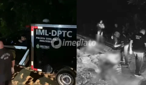 IMAGEM FORTE: Dois homens são executados com tiros na cabeça em ramal no bairro Jorge Teixeira