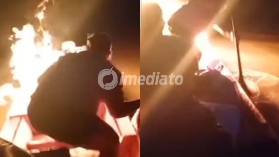 VÍDEO: Mulheres vivem momentos de pânico após incêndio em motor de embarcação no Amazonas