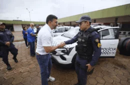 Governador Wilson Lima entrega 13 novas viaturas para reforçar a segurança pública em Itacoatiara