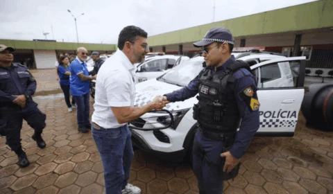 Governador Wilson Lima entrega 13 novas viaturas para reforçar a segurança pública em Itacoatiara