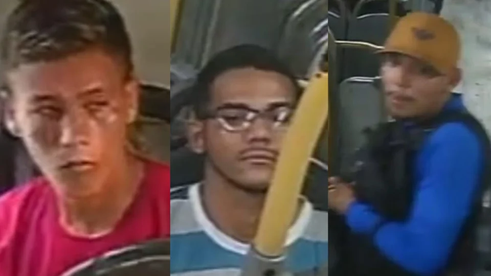 Polícia divulga imagens de suspeitos de assaltos a ônibus da linha 560 em Manaus