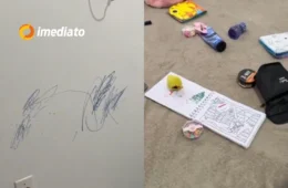 Crueldade: “Ela riscou toda a minha parede”, diz madrasta que queimou mão de bebê de 2 anos em Itajaí