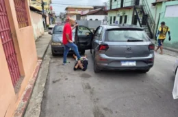 Trio suspeito de roubo é preso após perseguição policial no bairro Mutirão