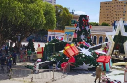 Governo do Amazonas cancela instalação da árvore de Natal no Largo de São Sebastião após acidente