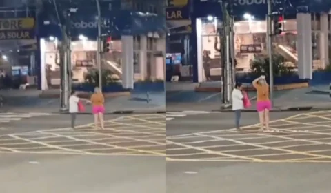 Veja vídeo: Mulheres são flagradas fazendo suposto “trabalho”espiritual em plena Djalma Batista