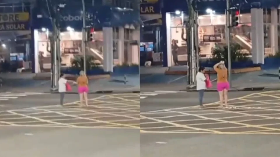 Veja vídeo: Mulheres são flagradas fazendo suposto “trabalho”espiritual em plena Djalma Batista